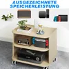 5Rcom Weißer TV-Ständer auf Rädern für 32 - 65 Zoll Produktbild-Vorschau 4