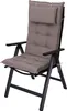 A single high-back chair cushion set on a white background. Produktbild-Vorschau