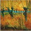 ARTland Leinwandbild Weiden bei Sonnenuntergang. 1888 Produktbild-Vorschau 1