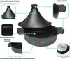 Cheffinger, Hrnec na tajine 28 cm s mramorovým povrchem a Náhled obrázku produktu 7