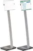 DURABLE Info-Bodenständer INFO SIGN STAND A4, 481223 silber Produktbild-Vorschau 2