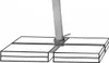 A close-up illustration of a parasol base with a pole inserted. Produktbild-Vorschau