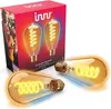 A product box with two smart filament light bulbs displayed in front of it. Produktbild-Vorschau