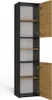 A tall, narrow cabinet with two doors, one open, showing shelves. Produktbild-Vorschau