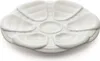 Talerz na 6 ostryg - porcelana Podgląd zdjęcia produktu 1