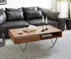 DELIFE Couchtisch Stonegrace 115x60 cm Akazie Braun Produktbild-Vorschau 1
