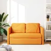 vidaXL Bodensofa mit Schlaffunktion Dunkelgelb 112x174x55 Produktbild-Vorschau 3