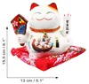 Glückskatze - Maneki-neko - Winkekatze aus Porzellan 15,5 Produktbild-Vorschau 5