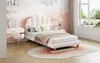 CDGlobal Lit rembourré simple 90 x 200 cm, cadre de lit Voir les images du produit 11