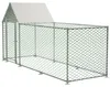 Poulailler métallique de 3x1x1,5 mètres - Toit en PE Voir les images du produit 10