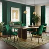 Set di 2 sedie da pranzo ML-Design, verde scuro, seduta in Anteprima dell’immagine prodotto 9