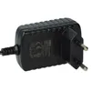 A black power adapter with European plug prongs. Produktbild-Vorschau