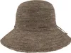 Fiebig Damen Strand-Glocke aus Raffia Stroh  in grau