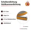 Scheibendichtung für Oranier Artemis 8150 Kaminofen Produktbild-Vorschau 3