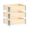 Lit surélevé GARDIVO 80 x 60 x 20 cm - 3 pièces cadre Voir les images du produit 1