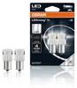 P21W LEDriving SL Bianco 6000K 12V Blister 2 pezzi OSRAM Anteprima dell’immagine prodotto 2