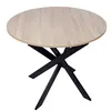 ZEN Tavolo da pranzo rotondo, 90x90x77cm, Colore Rovere, Anteprima dell’immagine prodotto 1