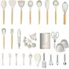 Set mit 34-teiligem Silikon-Küchenzubehör, schwarz, XXL Produktbild-Vorschau 2