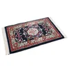 Orientteppich 60 x 40 cm in blau für Auto/KFZ mit Fransen Produktbild-Vorschau 1
