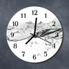 Glasuhr Wanduhr Küchenuhr Echt-Glas 30fi cm Wasser grau Produktbild-Vorschau 2
