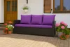 Cuscini per divano da giardino - Viola| Seduta 130x60x7, Anteprima dell’immagine prodotto 8