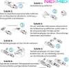 NEXMEX 10x Netzwerkstecker Cat 8 CAT8.1 RJ45 Stecker Produktbild-Vorschau 2