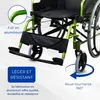 Fauteuil roulant Pliable Aluminium Léger Manuel Avec Freins Voir les images du produit 3