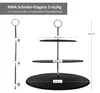 Schiefer-Etagere Rina schwarz 3-stöckig Ø35cm Produktbild-Vorschau 6