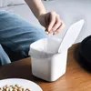 Mini-Tischmülleimer, kleiner Abfalleimer mit Deckel, Produktbild-Vorschau 2