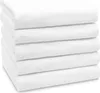 5er Set Duschtücher, 70x140 cm, 100% Baumwolle, weiß Produktbild-Vorschau 1