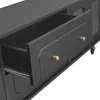 Stojak pod telewizor retro, 177 cm, złote uchwyty, 2 Podgląd zdjęcia produktu 7