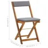 set bistrot 3 pezzi pieghevole con cuscini in legno Anteprima dell’immagine prodotto 10