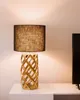 BELIANI Stolná lampa zlatý keramický podstavec 71 cm čierne Náhľad obrázku produktu 2