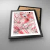 Gerahmtes Poster - Schwarzer Rahmen - Flamingo Pink Exotik Produktbild-Vorschau 3