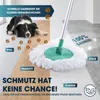 CLEANmaxx 05551, Almohadillas para mop, color turquesa, Vista previa de la imagen del producto 4