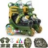 Flash Skating Schuhe Kinder Anfaenger Rollschuhschuhe Set Produktbild-Vorschau 1