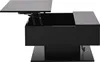 MODFU Table Basse Noir, 1 Espace de Rangement Caché, 1 Voir les images du produit 7