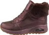 A side view of a single purple Skechers boot with brown fur trim. Anteprima dell’immagine prodotto