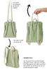 Leder Rucksack Handtasche klein Vario Gurt Geheimfach Produktbild-Vorschau 19