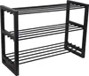 LOFT42 Hall Doppel-Schuhregal – Metall – Schwarz Produktbild-Vorschau 1