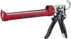 A red and silver caulking gun is shown against a white background. Produktbild-Vorschau