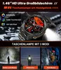2026 Smartwatch für Herren mit 1,46" AMOLED-Display, IP68 Produktbild-Vorschau 2