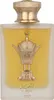 A close-up studio shot of a bottle of Lattafa Pride Al Areeq Gold Eau de Parfum. Anteprima dell’immagine prodotto