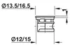 Exzenterverbinder Minifix 15 Verbindergehäuse Zinkdruckguss Produktbild-Vorschau 5