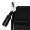 A close-up view of a black battery pack with a cable and a white tag attached. Produktbild-Vorschau