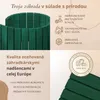Floranica Záhradný obrubník V40 x D100 cm Zelený – rovný Náhľad obrázku produktu 3