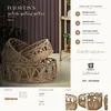 Sada stolíkov Rattan, 3 kusy, 50-40-30 cm, hnedá, značka Náhľad obrázku produktu 8