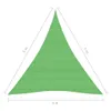 Vela Parasole 160 g/m² Verde Chiaro 4x5x5 m in HDPE Anteprima dell’immagine prodotto 5
