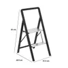 Hliníkový žebřík 2stupňový EASY, výška 83 cm Náhled obrázku produktu 11