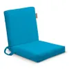 Klappbare Oxford Strandliege Blau – Tragbar Gartenliege, leichte Campingliege Produktbild-Vorschau